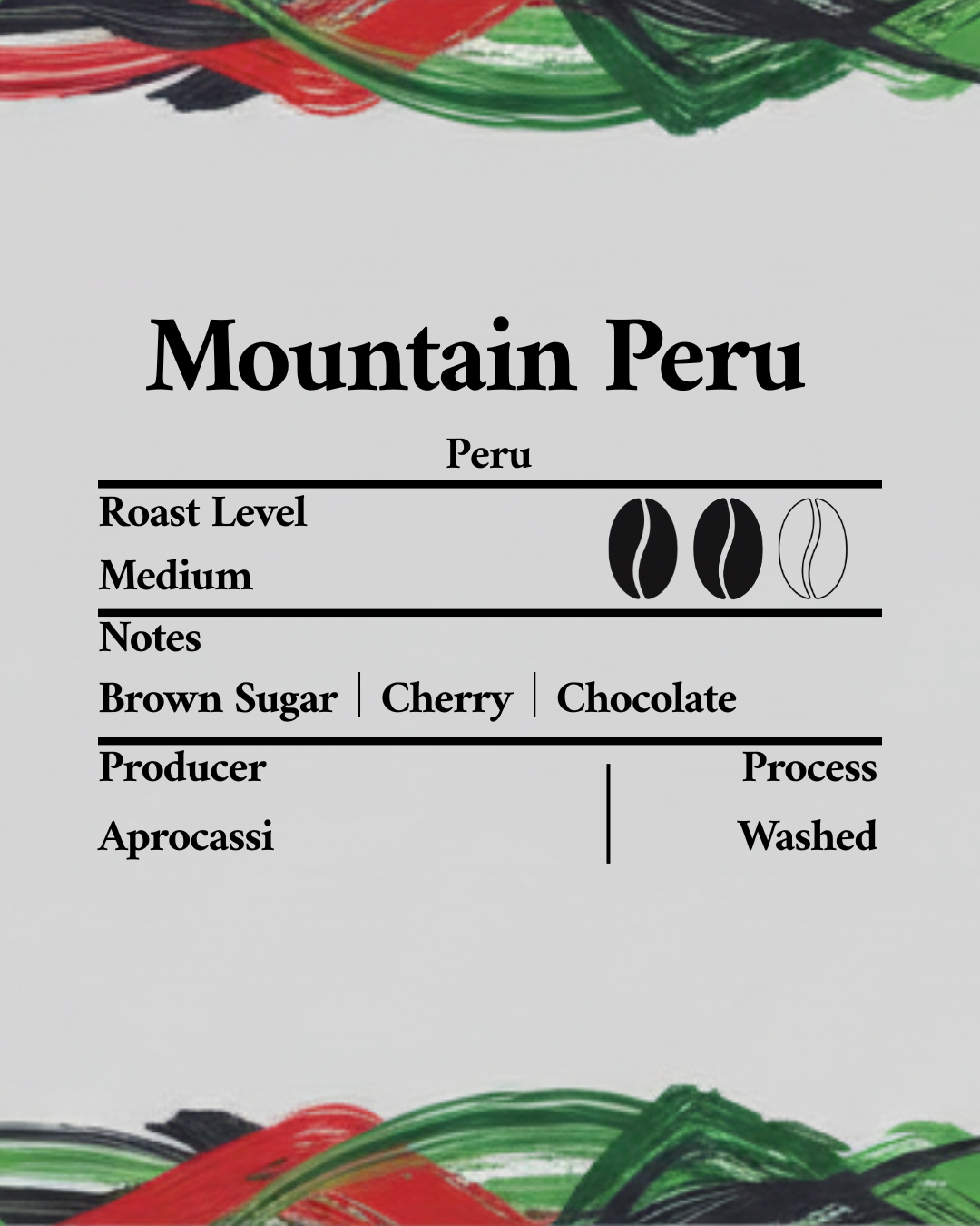 Mountain Peru – Medium Roast Arabica